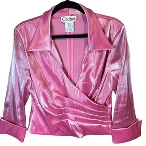 Vintage 70s/80s Silk Formal Wear Blouse